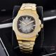 Clone Patek Philippe Nautilus Yellow Gold Diamond Bezel Chronograph Watches (4)_th.jpg